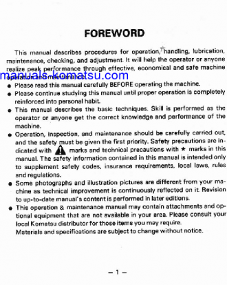 PC40-6(JPN) S/N 12141-UP Operation manual (English)