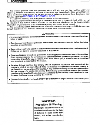 WA250PT-3(JPN) S/N 50001-50020 Operation manual (English)
