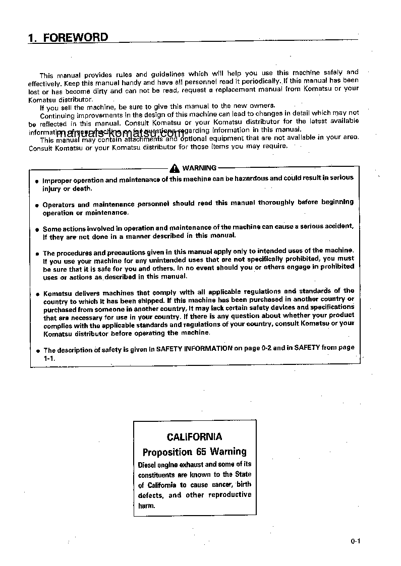 Protected: WA250PT-3(JPN) S/N 50001-50020 Operation manual (English)