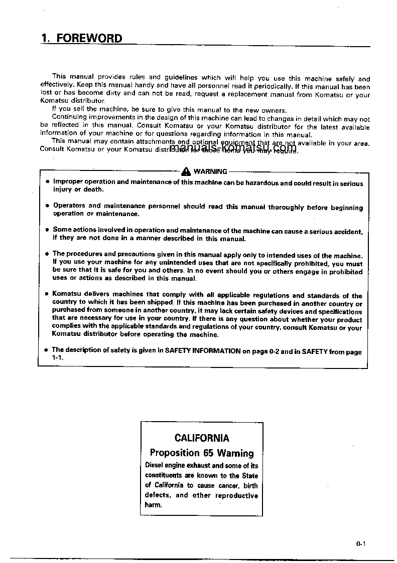 Protected: WA250PT-3(JPN) S/N 50021-UP Operation manual (English)