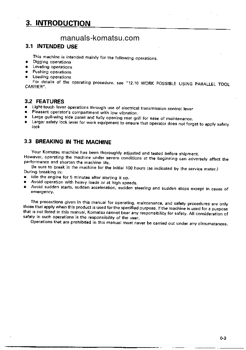 Protected: WA250PT-3(JPN) S/N 50021-UP Operation manual (English)