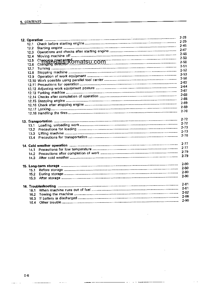 Protected: WA250PT-3(JPN) S/N 50021-UP Operation manual (English)