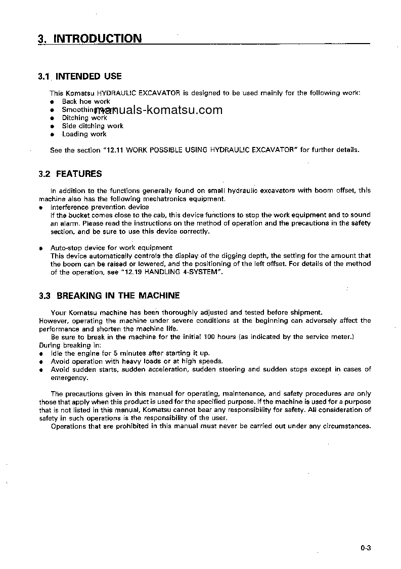 Protected: PC75UU-3(JPN) S/N 15001-19000 Operation manual (English)