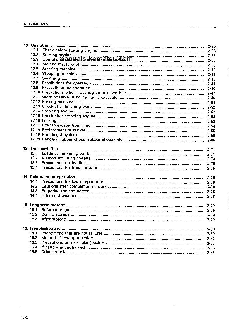Protected: PC75UU-3(JPN) S/N 15001-19000 Operation manual (English)