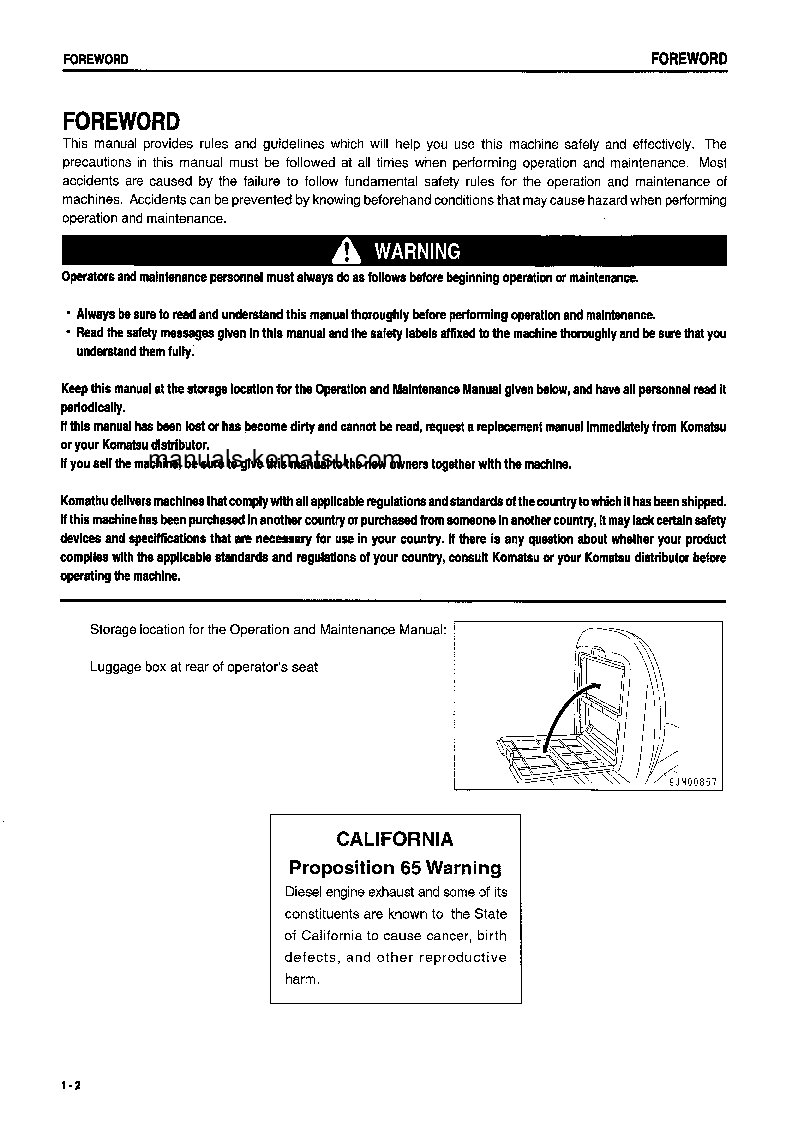 Protected: PC20MR-1(JPN) S/N 10001-UP Operation manual (English)