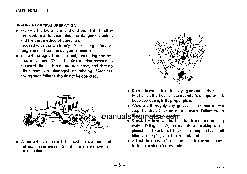 Protected: GD705A-4(JPN)-FOR USA S/N 31001-UP Operation manual (English)