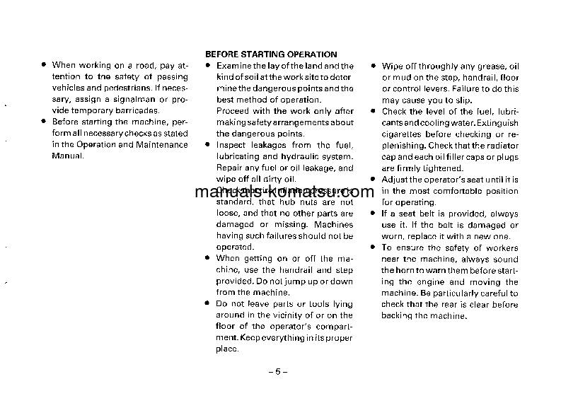Protected: GD825A-1(JPN) S/N 10084-UP Operation manual (English)