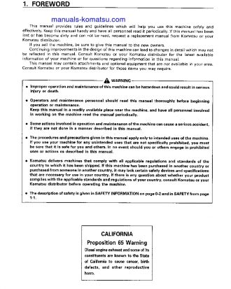 D275A-2(JPN) S/N 10302-UP Operation manual (English)
