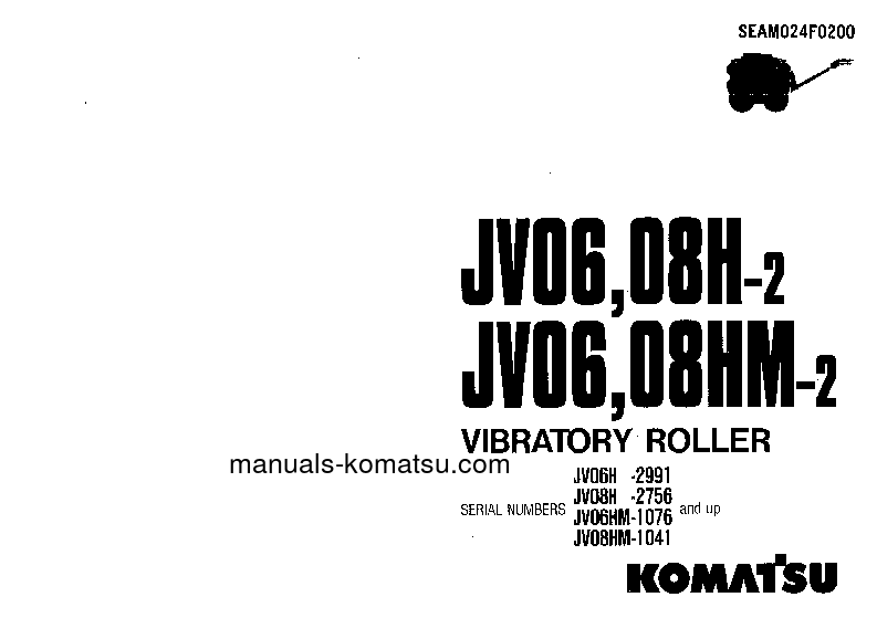 JV08H-2(JPN) S/N 2756-UP Operation manual (English)