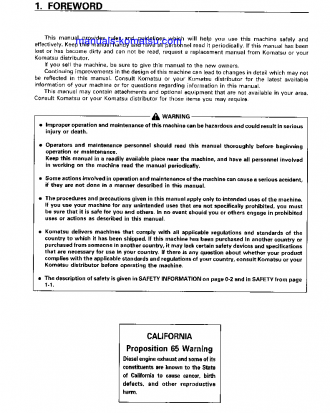 D475A-3(JPN) S/N 10601-10684 Operation manual (English)