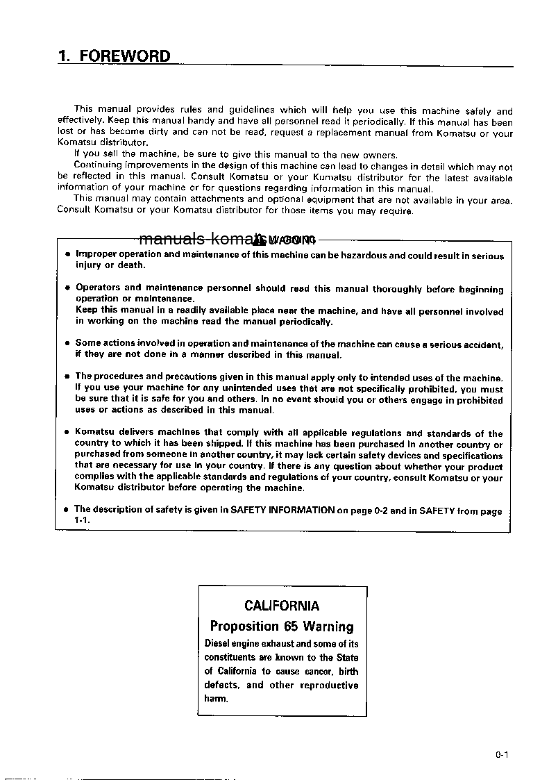 Protected: D475A-3(JPN) S/N 10601-10684 Operation manual (English)
