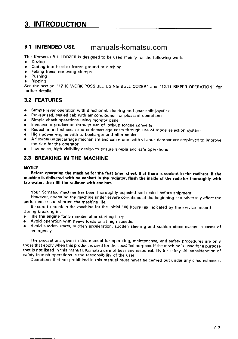 Protected: D475A-3(JPN) S/N 10601-10684 Operation manual (English)