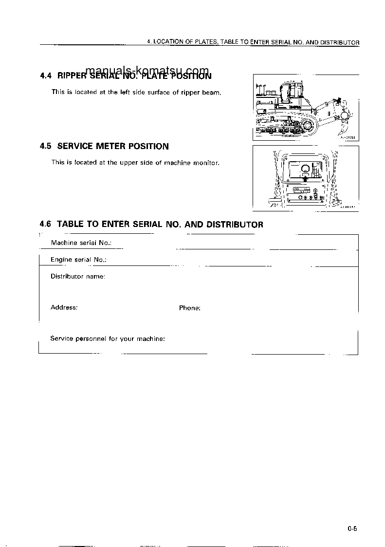 Protected: D475A-3(JPN) S/N 10601-10684 Operation manual (English)