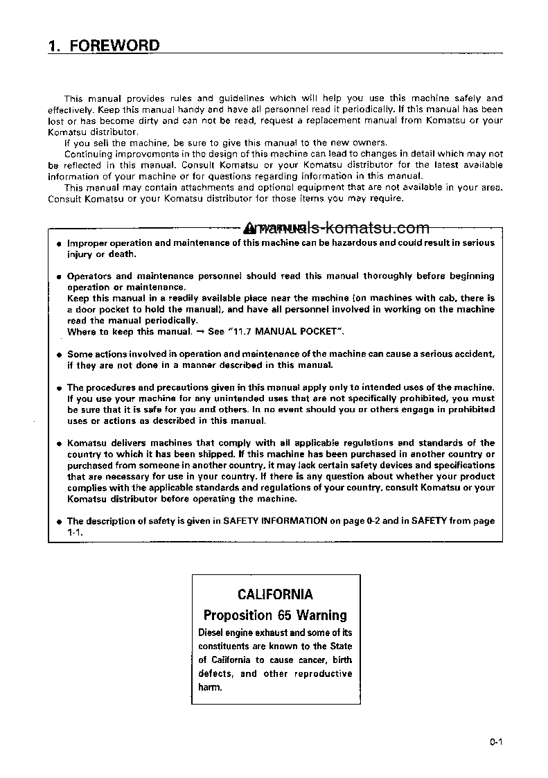 Protected: D31S-20(JPN) S/N 41230-UP Operation manual (English)