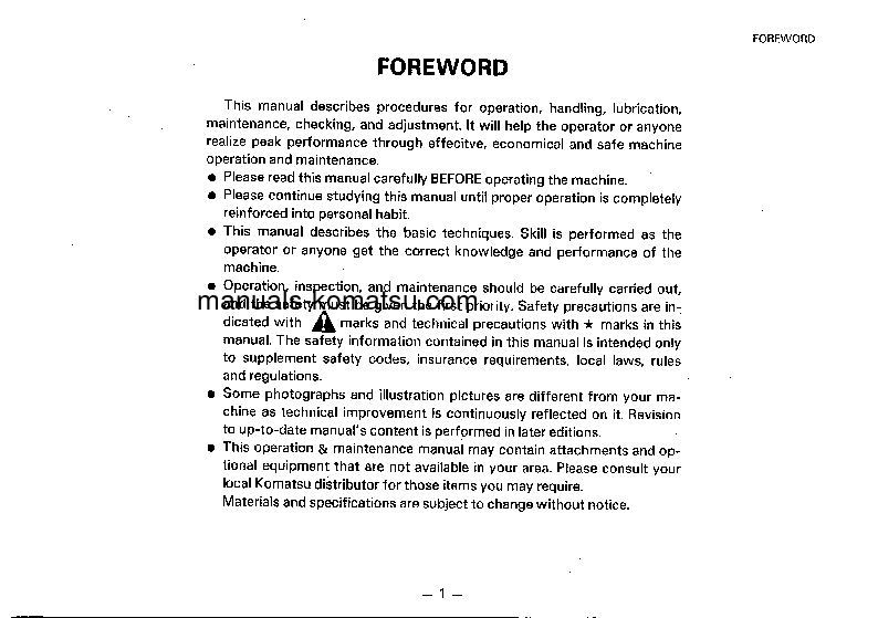 Protected: GS360-2(JPN) S/N 12001-UP Operation manual (English)