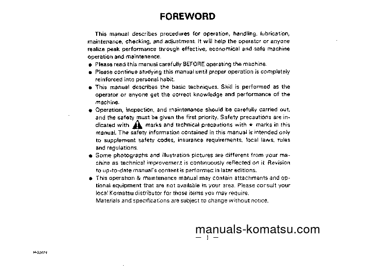 Protected: CS360-2(JPN) S/N 11003-UP Operation manual (English)