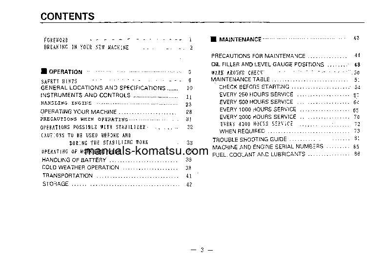 Protected: CS360-2(JPN) S/N 11003-UP Operation manual (English)