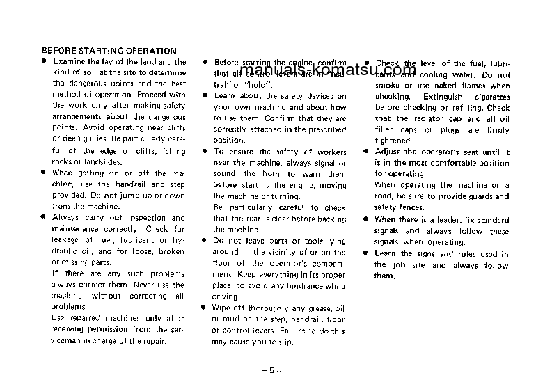 Protected: JV100-1(JPN) S/N 21001-UP Operation manual (English)