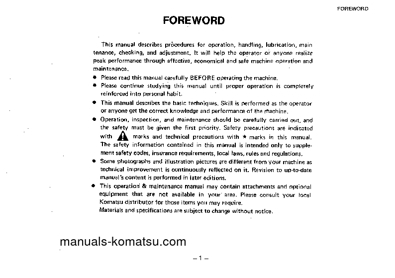 Protected: JV28-1(JPN) S/N 1001-UP Operation manual (English)