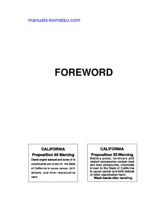 D65EX-12(JPN) S/N 65001-65208 Operation manual (English)