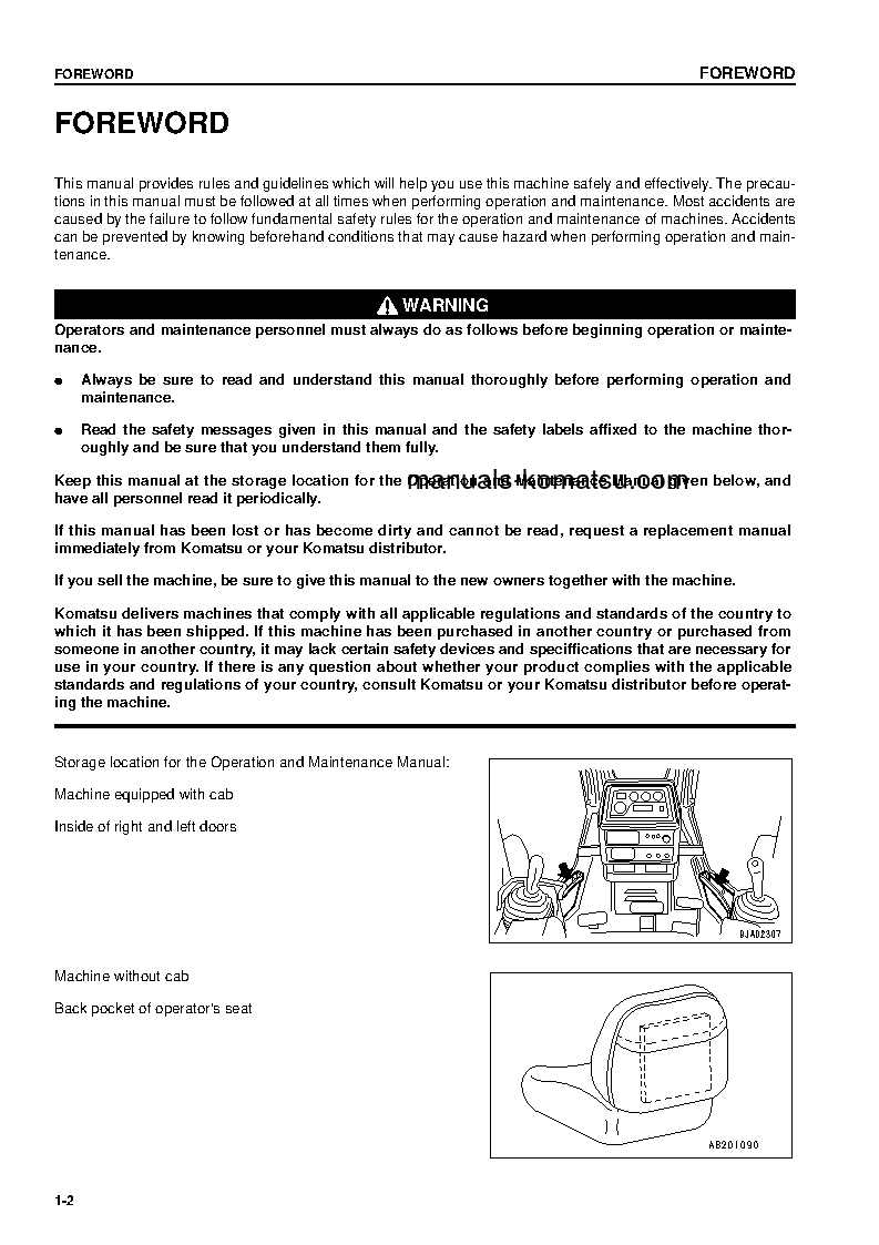 Protected: D65EX-12(JPN) S/N 65001-65208 Operation manual (English)