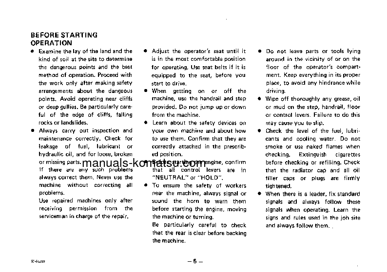 Protected: WS16S-3(JPN) S/N 3007-UP Operation manual (English)