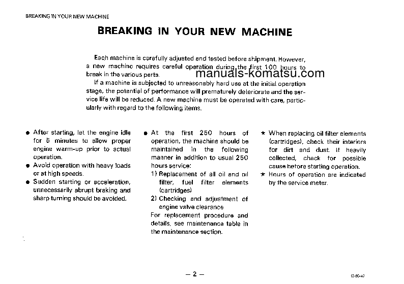 Protected: GD725A-1(JPN) S/N 50001-UP Operation manual (English)