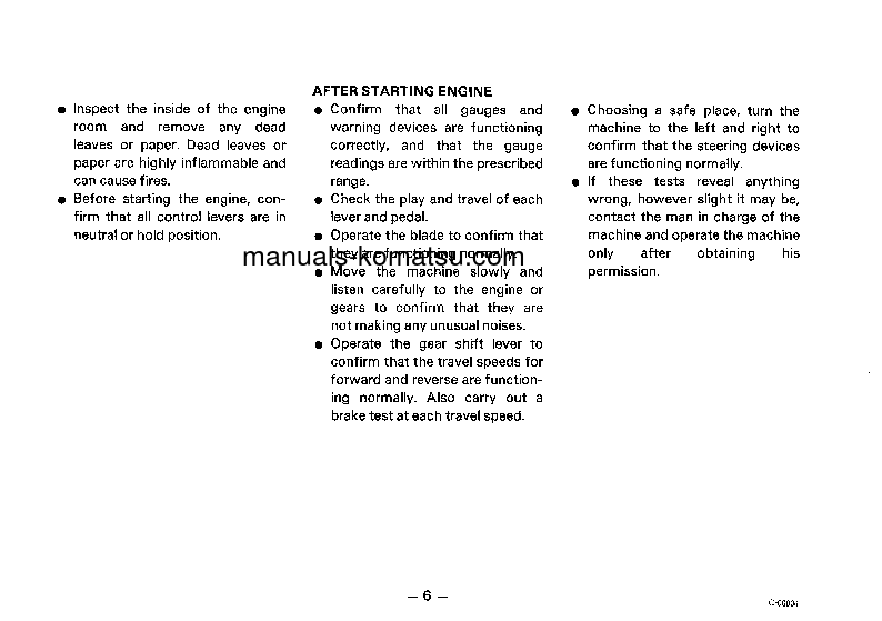 Protected: GD725A-1(JPN) S/N 50001-UP Operation manual (English)