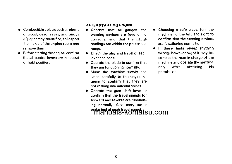 Protected: GD313A-1(JPN) S/N 30001-UP Operation manual (English)