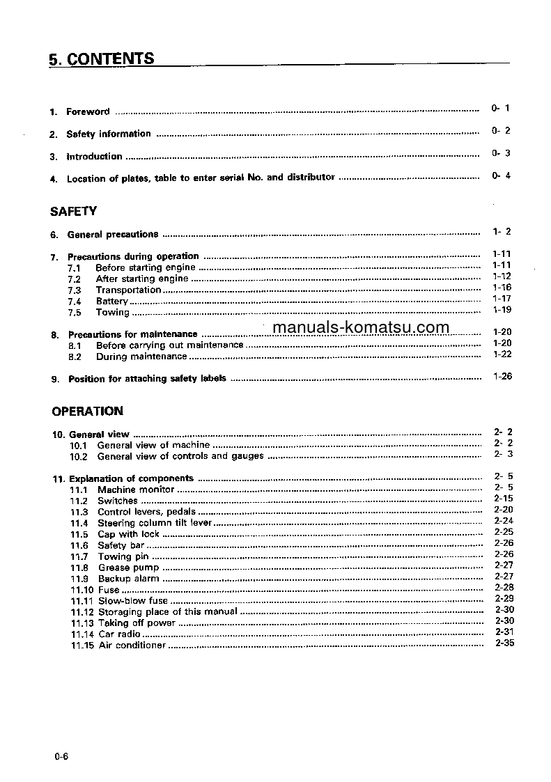 Protected: WF450T-3(JPN) S/N 53001-UP Operation manual (English)