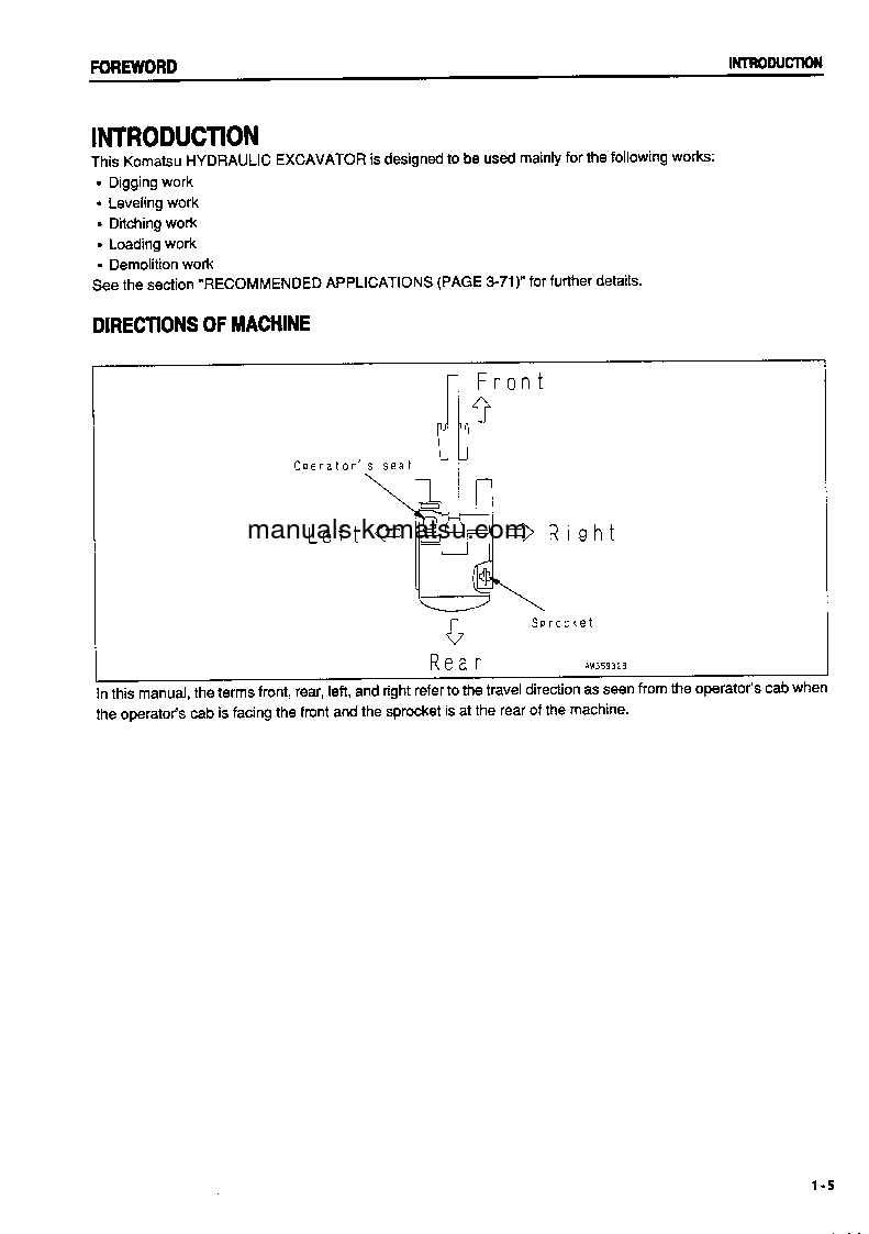 Protected: PC60-7(JPN)-W/ FRONT BLADE S/N 58001-UP Operation manual (English)