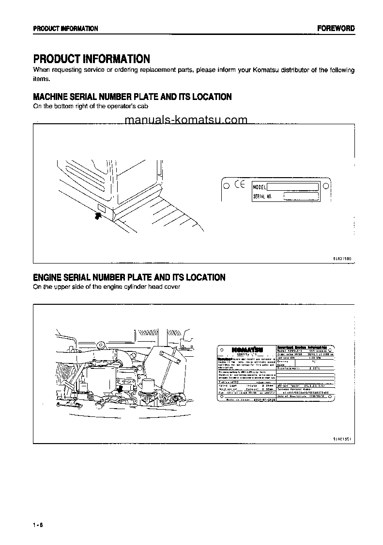 Protected: PC60-7(JPN)-W/ FRONT BLADE S/N 58001-UP Operation manual (English)