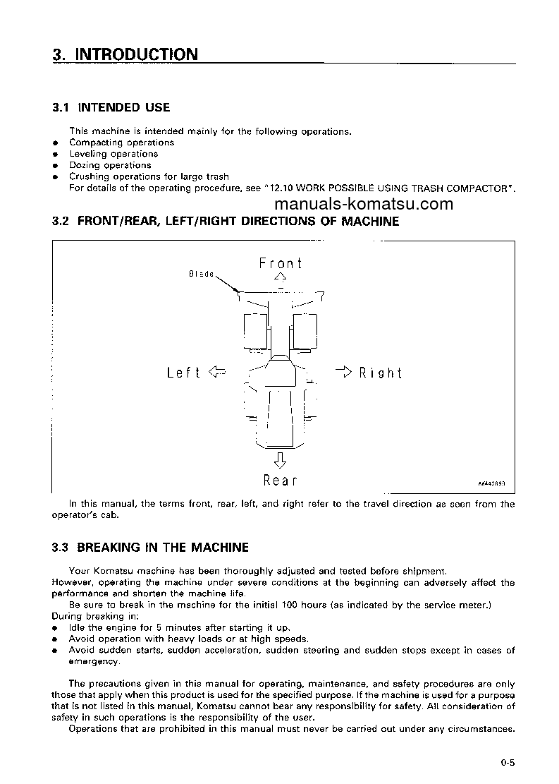 Protected: WF550T-3(JPN) S/N 50002-50009 Operation manual (English)