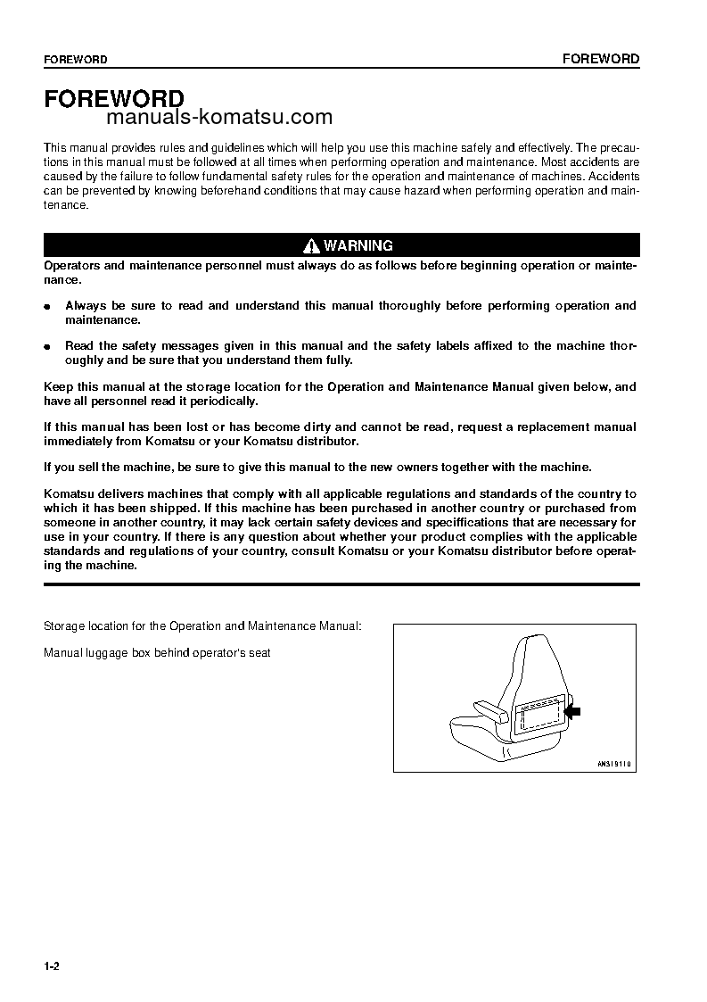 Protected: PC128US-2(JPN)-FOR EU S/N 5001-7730 Operation manual (English)