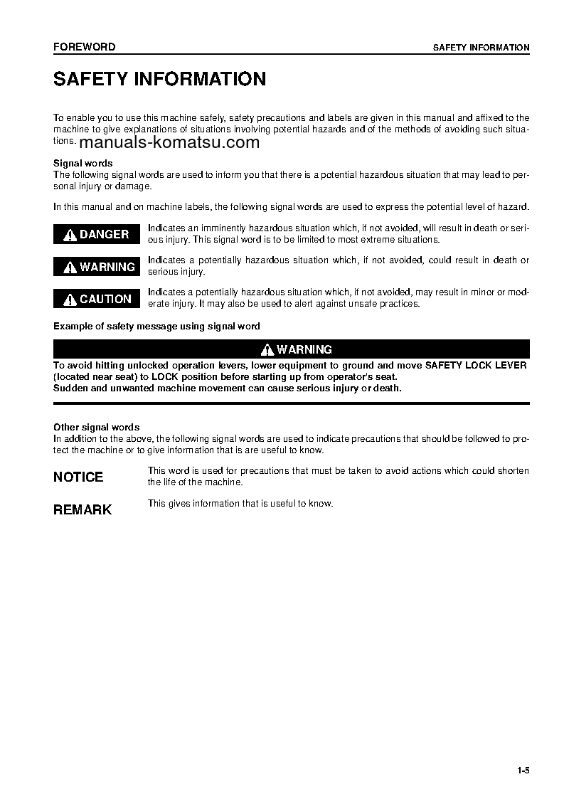 Protected: PC128US-2(JPN)-FOR EU S/N 5001-7730 Operation manual (English)