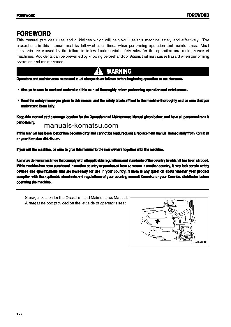 Protected: PC128US-2(JPN)-FOR EU S/N 7731-8268 Operation manual (English)