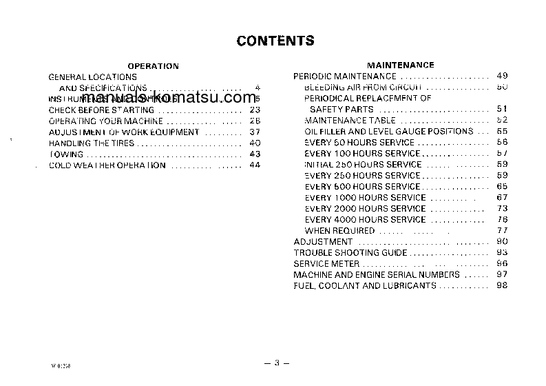 Protected: WA150-1(JPN) S/N 20001-UP Operation manual (English)
