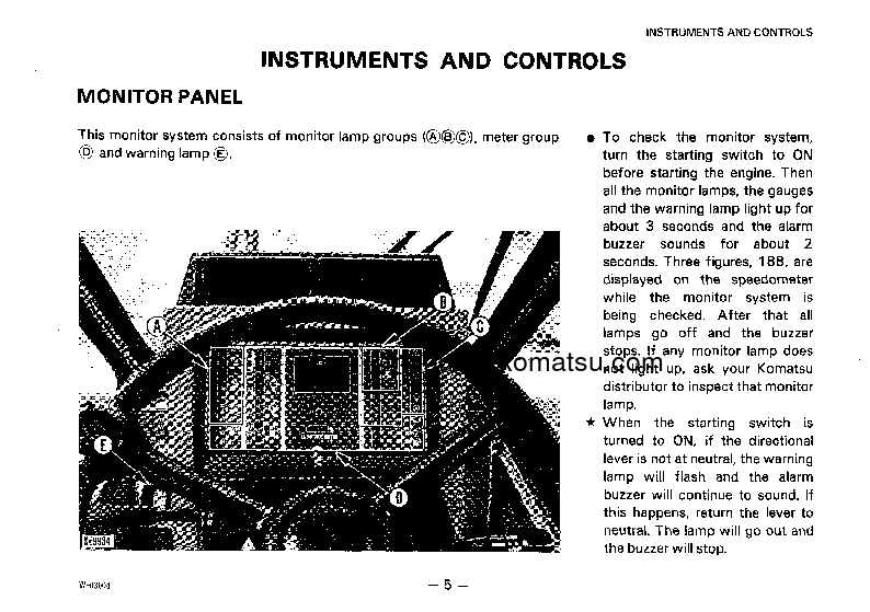Protected: WA200-1(JPN) S/N 20001-UP Operation manual (English)