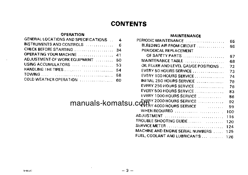 Protected: WA350-1(JPN) S/N 20001-20410 Operation manual (English)