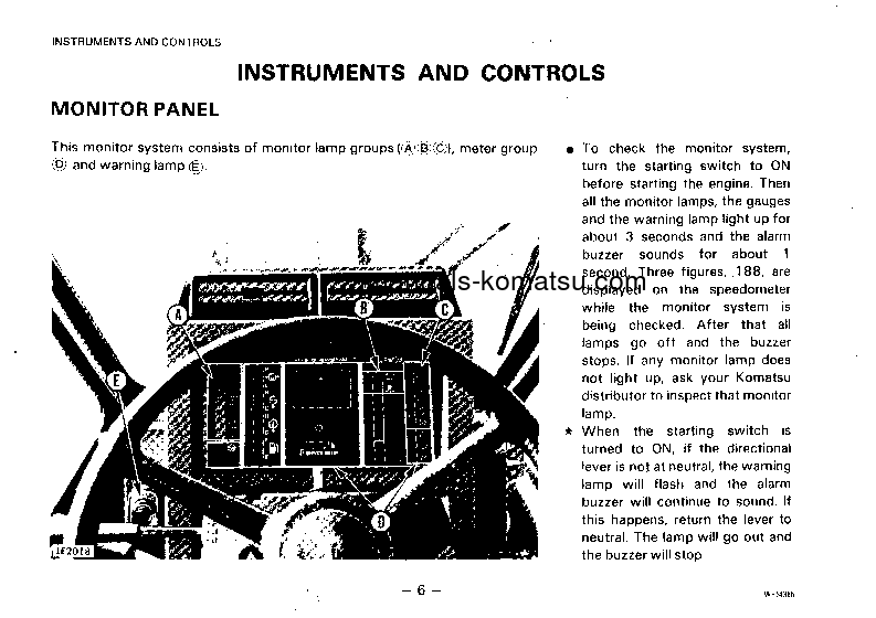 Protected: WA350-1(JPN) S/N 20001-20410 Operation manual (English)