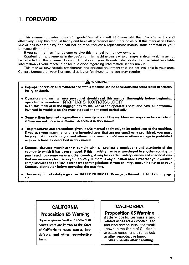 Protected: PC450LC-6(JPN) S/N 12629-UP Operation manual (English)