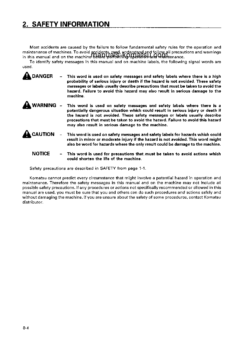 Protected: PC450LC-6(JPN) S/N 12629-UP Operation manual (English)