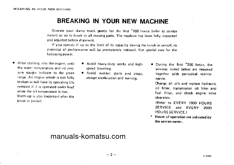 Protected: HD325-5(JPN) S/N 2001-2263 Operation manual (English)