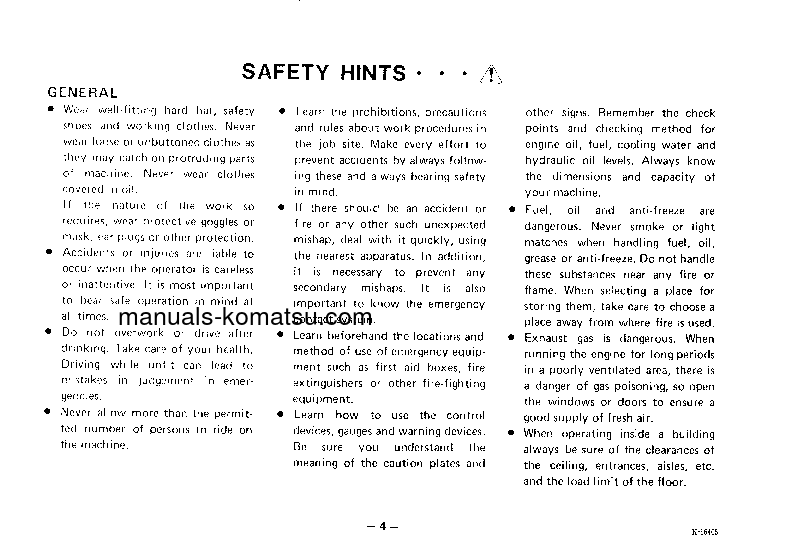 Protected: HD325-5(JPN) S/N 2001-2263 Operation manual (English)