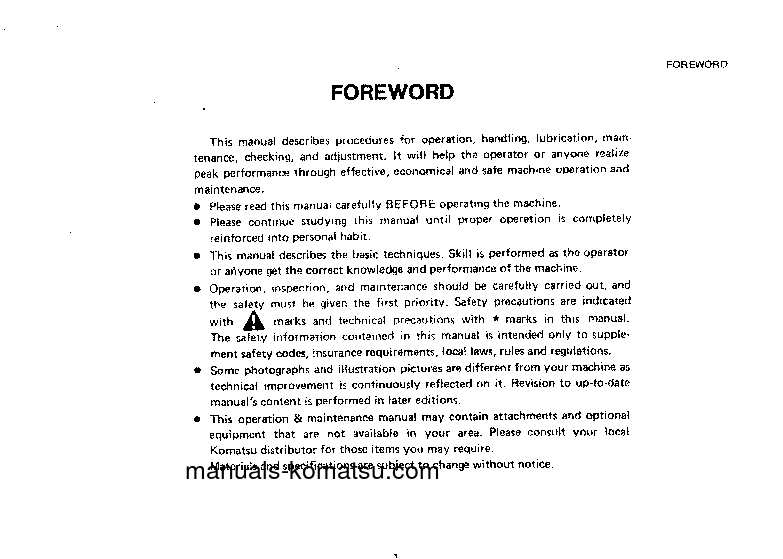 Protected: HD325-5(JPN) S/N 2264-2440 Operation manual (English)