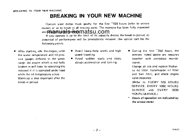 Protected: HD325-5(JPN) S/N 2264-2440 Operation manual (English)
