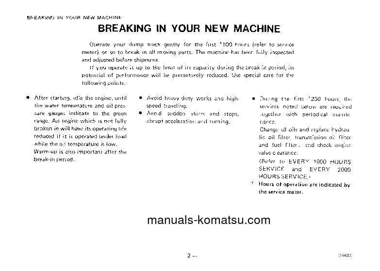 Protected: HD465-3(JPN) S/N 2137-2189 Operation manual (English)