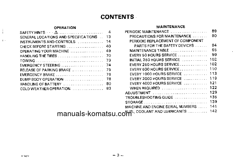 Protected: HD785-2(JPN) S/N 1501-UP Operation manual (English)