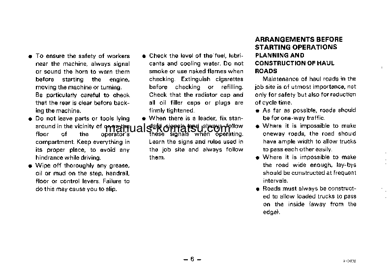 Protected: HD785-2(JPN) S/N 1501-UP Operation manual (English)