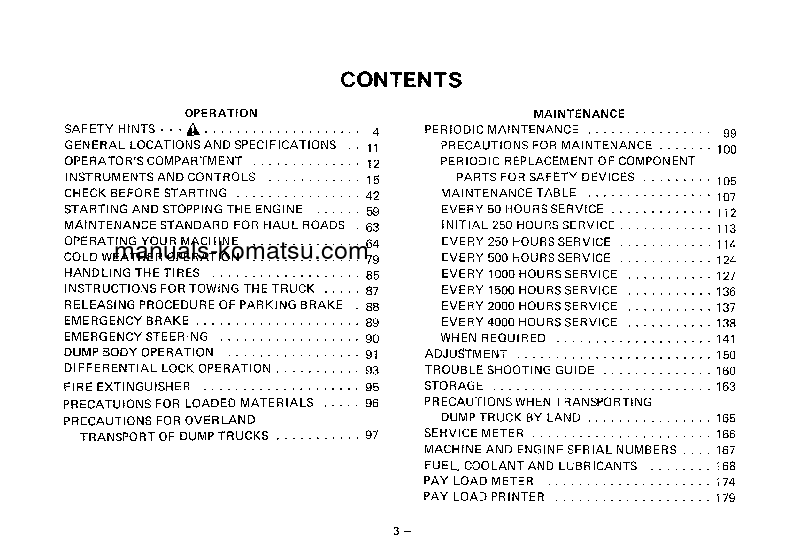 Protected: HD1600M-1(JPN) S/N 1024-UP Operation manual (English)